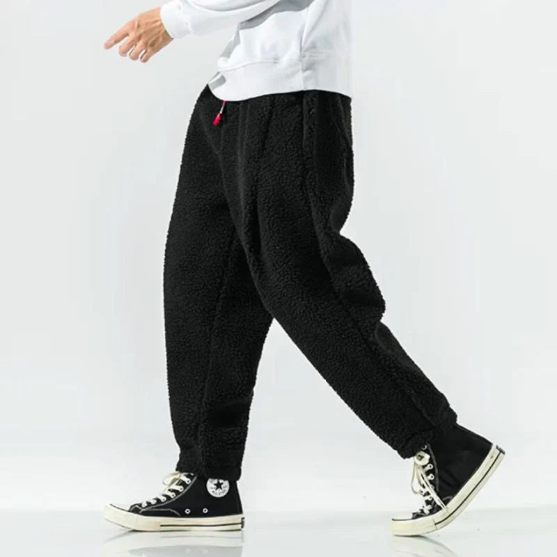 Ansel Joggebukse i tykk fleece