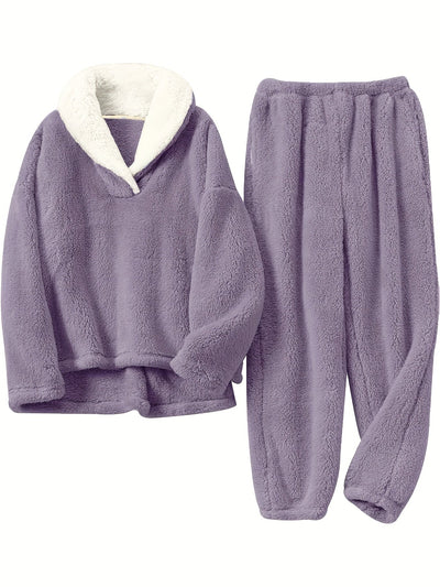 Julia™ Loungewear-Sett i Flanell